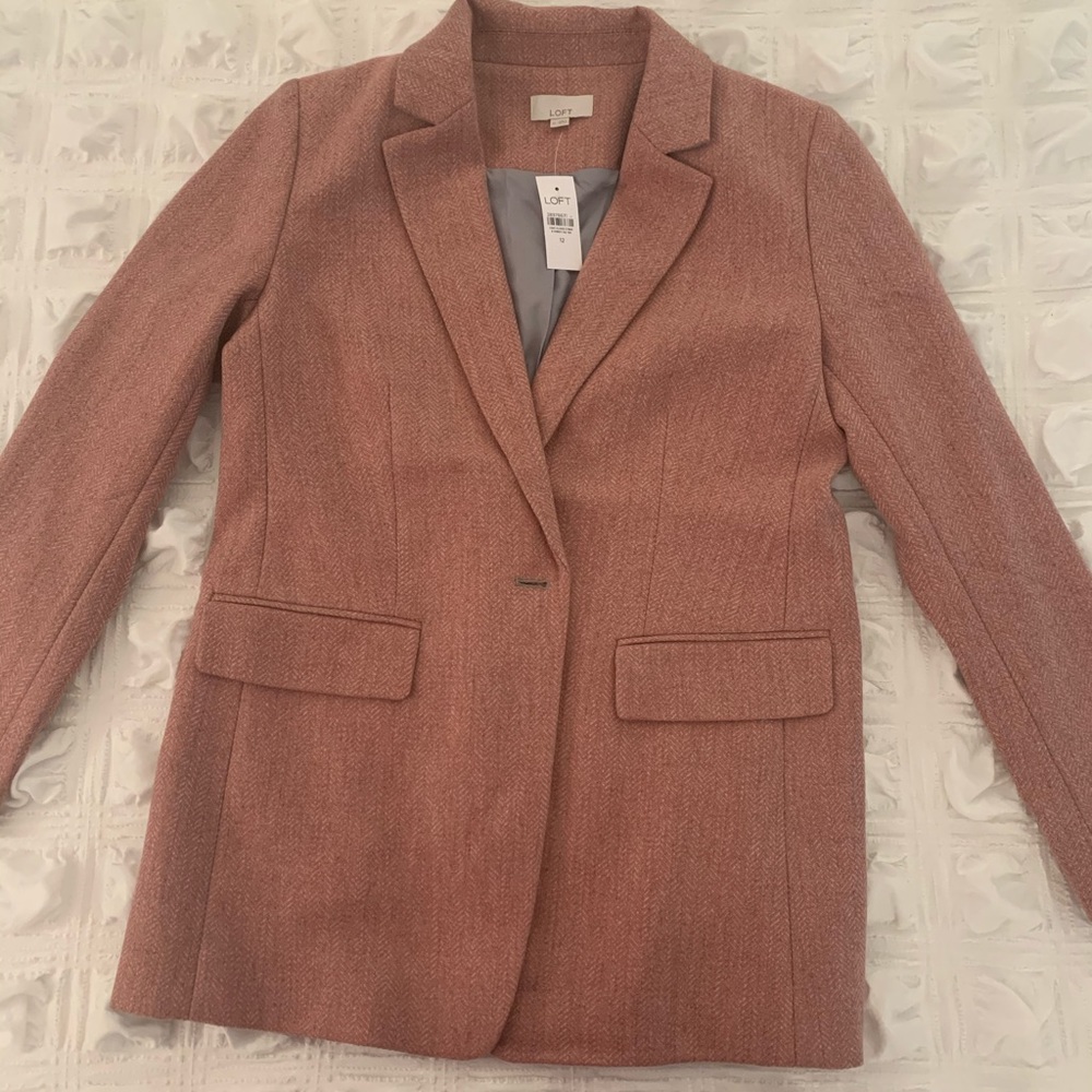 Loft tweed blazer